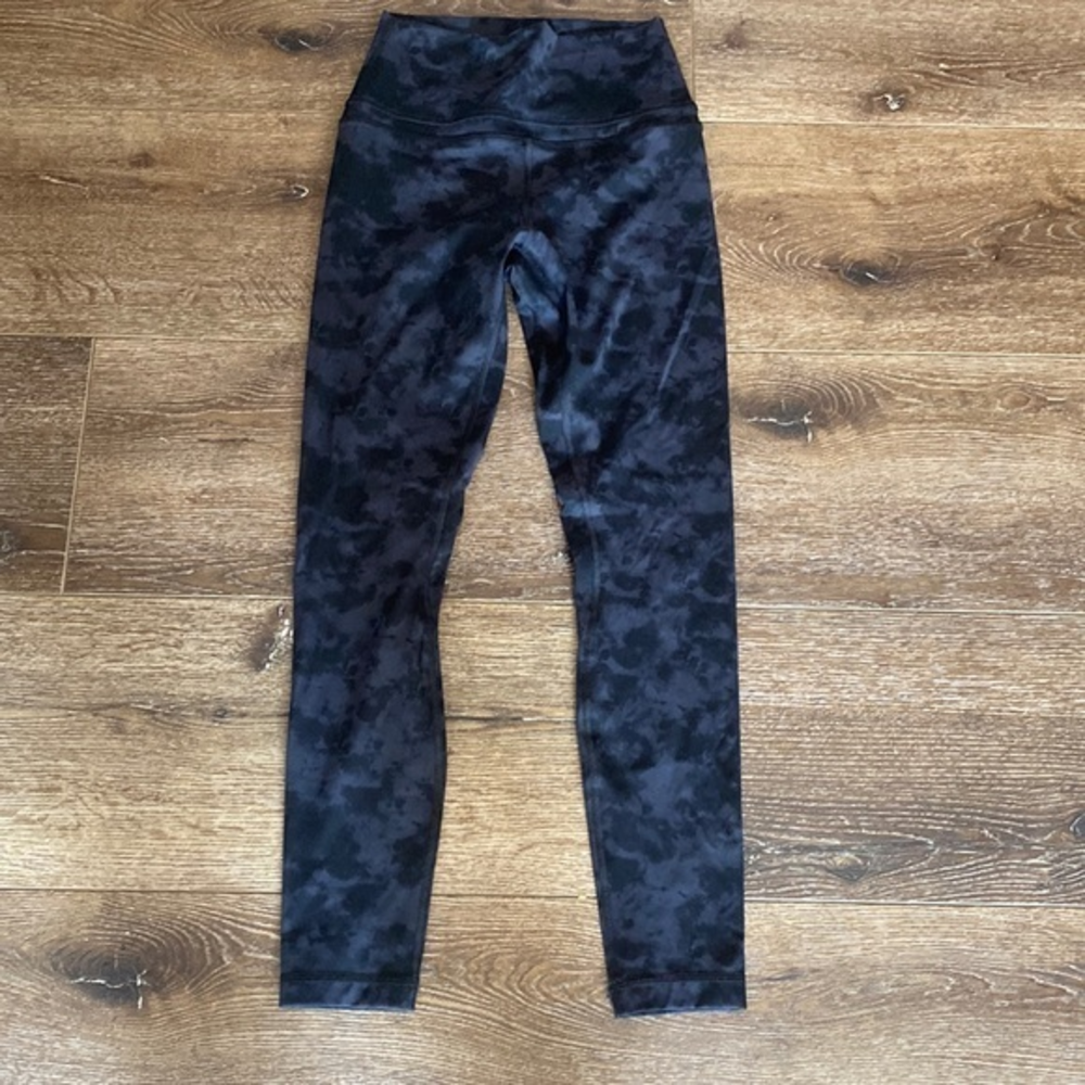 CRZ Yoga calf length yoga pant black‎ Camo print 0/2 XS